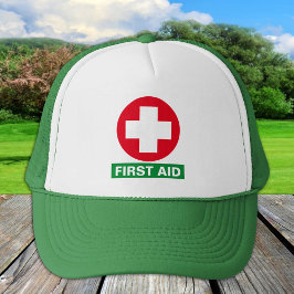 Första hjälpen - Medic - Ambulance, hjälp Keps
