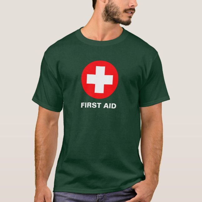 Första hjälpen - Medic - Ambulance, hjälp T Shirt (Framsida)