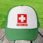 Första hjälpen - Medic (Kor) - Ambulance, hjälp Keps<br><div class="desc">Baseball Cap/Hat: First Aid - Medic & help,  Ambulance,  sköterska,  doktor - event organizer.</div>