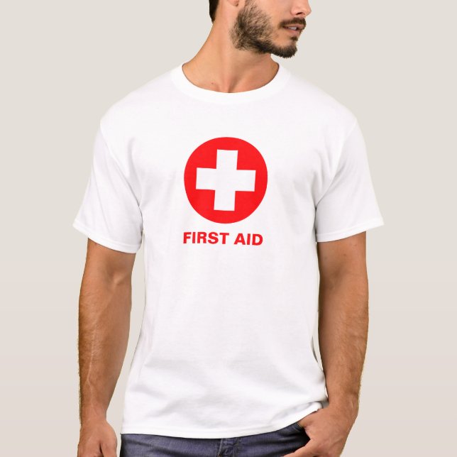 Första hjälpen - Medic (Kor) - Ambulance, hjälp T Shirt (Framsida)
