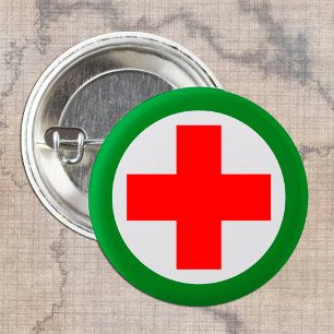 Första hjälpen - Medic (Red Kor) - Ambulance, hj Knapp