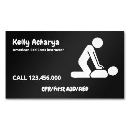 🚑 första hjälpen till CPR-instruktören Magnetiska Visitkort
