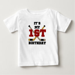 Första hockeyfödelsedag tee