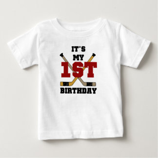 Första hockeyfödelsedag tee