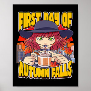 Första höstdagen infaller i september Höstdagjämni Poster