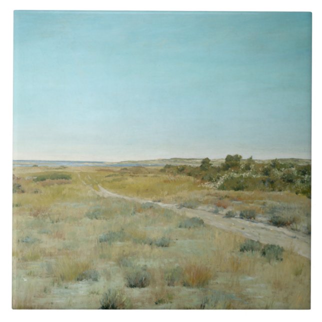 Första hösten: Landskap i New York Kakelplatta (Framsidan)