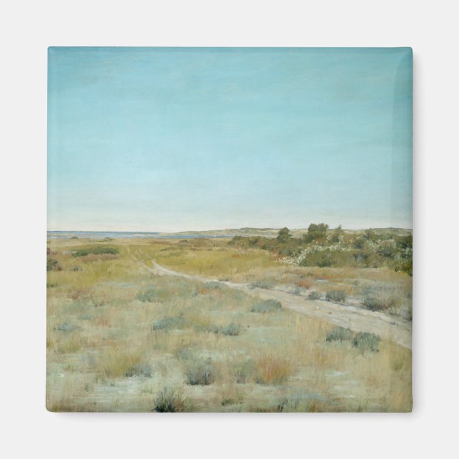 Första hösten: Landskap i New York Magnet (Framsidan)