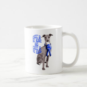 Första Hund Italienska Greyhound Kaffemugg