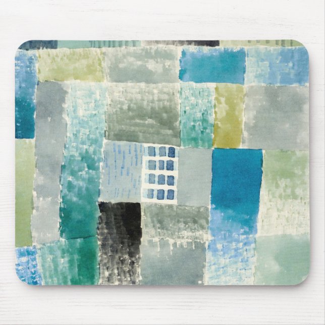 Första huset i en bosättning (1926) av Paul klee Musmatta (Framsidan)