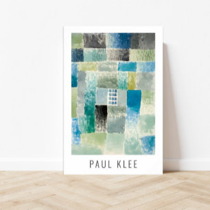 Första huset i en bosättning (1926) Paul Klee Poster