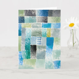 Första huset i en bosättning - Paul Klee - Abstrak Kort