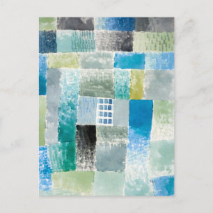 Första huset i en bosättning - Paul Klee - Vykort