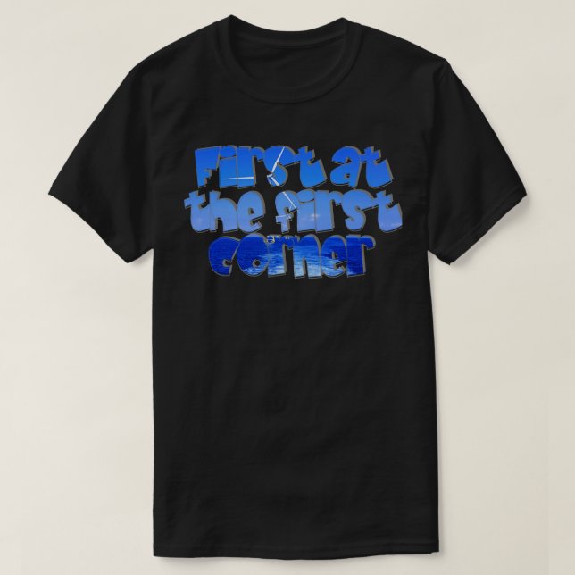 Första i första hörnet t shirt (Design framsida)