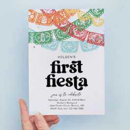 Första inbjudan till Fiesta-födelsedag