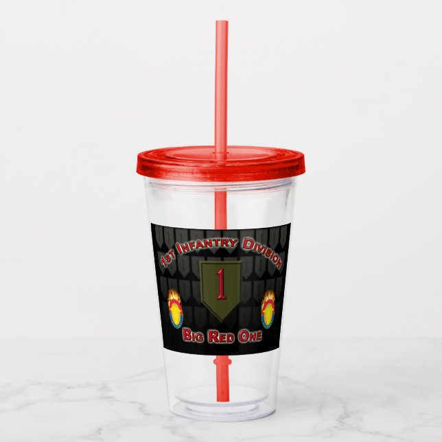 Första infanteridivisionen "Big Red One" Take Away Mugg (Framsida)