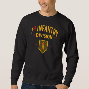 Första infanteridivisionen - Förenta Stater Lång Ärmad Tröja