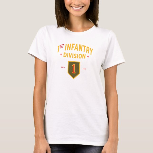 Första infanteridivisionen - Förenta Stater T Shirt (Framsida)