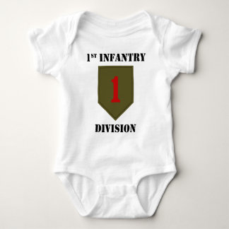 Första infanteridivisionen med text t-shirt