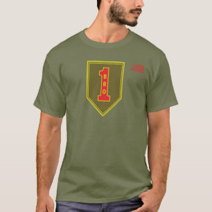 Första infanteridivisionen Patch Big Red One T Shirt
