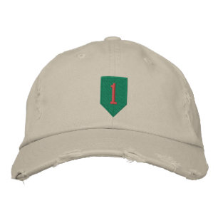 Första infanteriet broderad keps