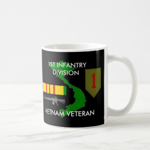 Första infanteriet Div Vietnamkaffet Mugg