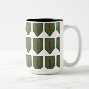 Första infanteriet division kopp mugg