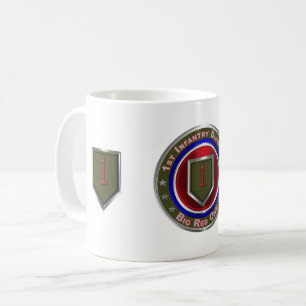 Första infanteriet kaffemugg