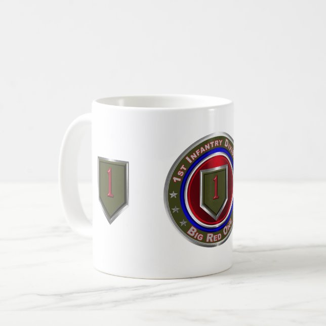Första infanteriet  kaffemugg (Framsida vänster)