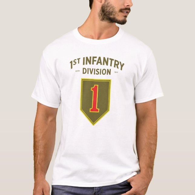 Första infantry-divisionens märke t shirt (Framsida)