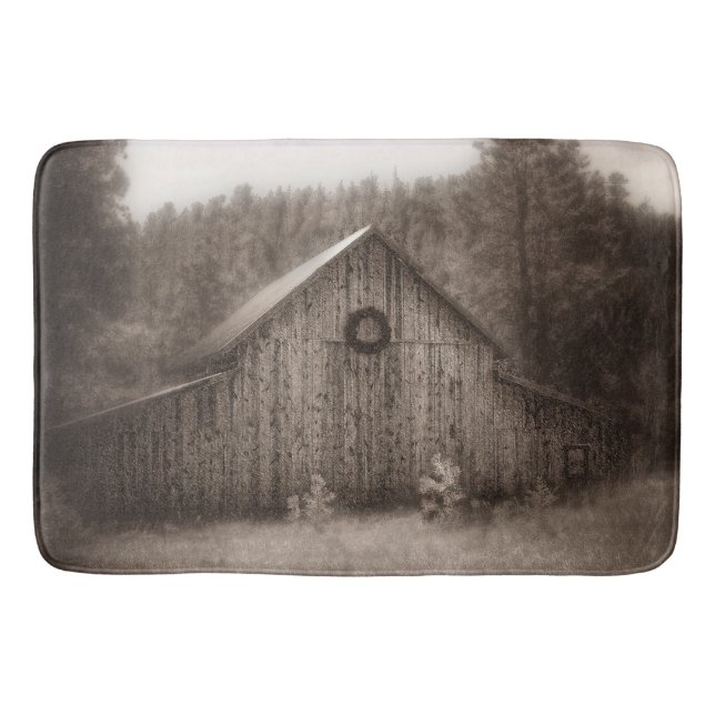 Första insnöade November badmatta Badrumsmatta (Framsidan)