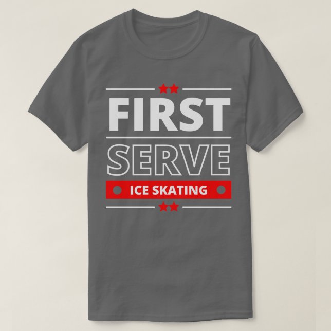 Första  isskalet Älskare T Shirt (Design framsida)