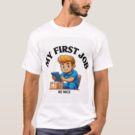 Första jobbleveranskillen t shirt