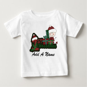 Första jul-Baby i-lagret T-shirt