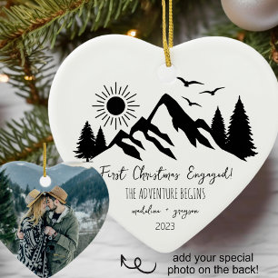 Första jul Engagerad i Äventyr Julgransprydnad Keramik