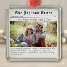 Första jul Engagerad | Meddelande om förlovning