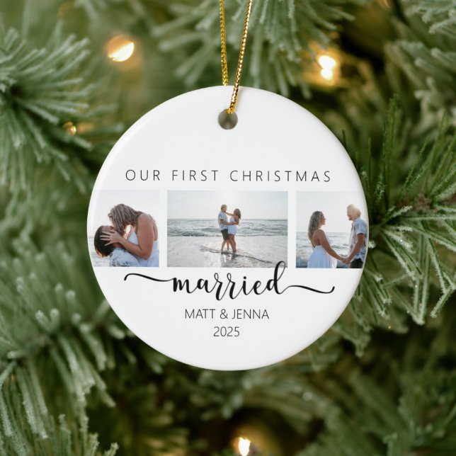 Första jul Gift prydnadsföremål Julgransprydnad Keramik (Träd)