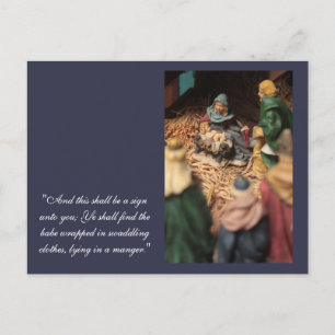 Första jul helg vykort