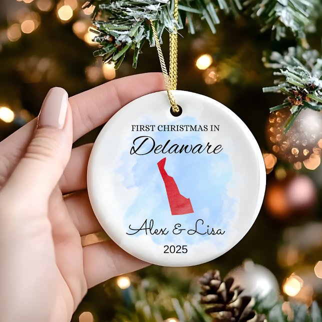Första jul i Delaware State Ornament (Skapare uppladdad)
