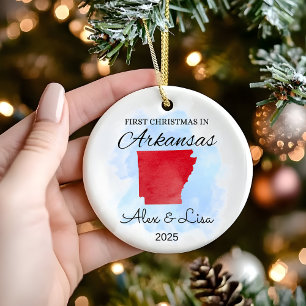 Första jul i delstaten Arkansas Ornament