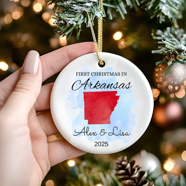 Första jul i delstaten Arkansas Ornament (Skapare uppladdad)