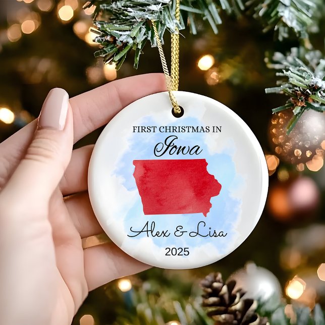 Första jul i Iowa-staten Ornament (Skapare uppladdad)