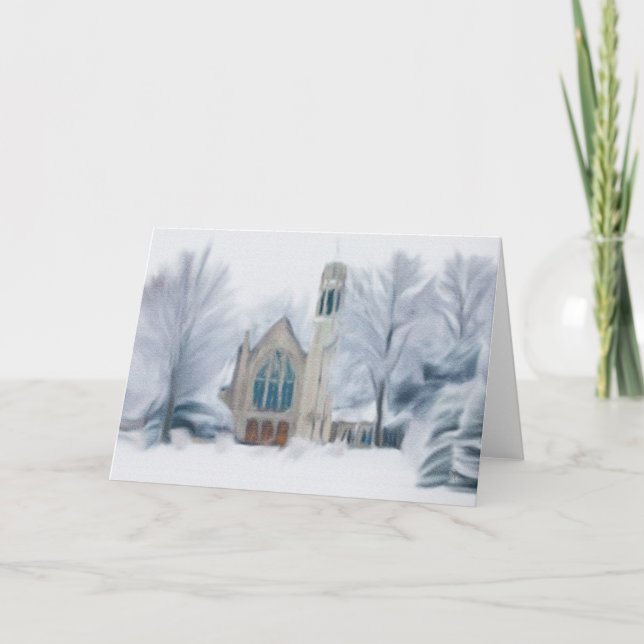 Första jul i Nebraska kort (Framsida)
