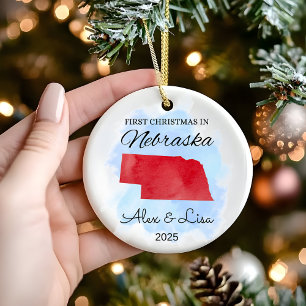 Första jul i Nebraskas delstat Ornament