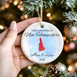 Första jul i New Hampshire State Ornament