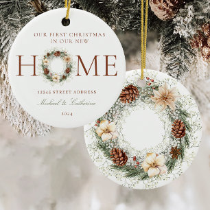 Första jul i New Home Boho Julgransprydnad Keramik