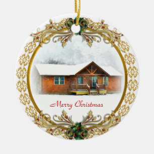Första jul i New Home Ornament