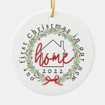 Första jul i New Home Ornament