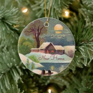 Första jul i New Home Ornament