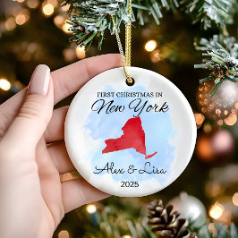 Första jul i New York-staten Ornament