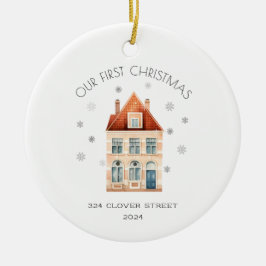 Första jul i ny hemmiljö Ornamet i Helgdag Julgransprydnad Keramik